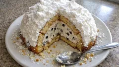 Zuccotto „fiocco di neve“ – italský dezert bez pečení s ricottou a čokoládou