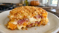 Dýňové sformato se speckem a uzenou scamorzou: hřejivý nákyp, co drží tvar