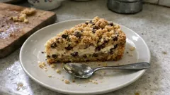 Drobenkový koláč s kávovým krémem: italská sbriciolata, která vždy drží tvar