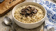 Krémové risotto s černým lanýžem: postup, díky kterému je vždy sametové