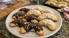 Petrali: kalábrijské vánoční sušenky s fíky, ořechy a čokoládovou polevou