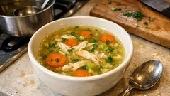 Italský kuřecí vývar (brodo di pollo): čistá chuť z pár surovin