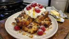 French toast z panettone za 15 minut: křupavý na povrchu, vláčný uvnitř